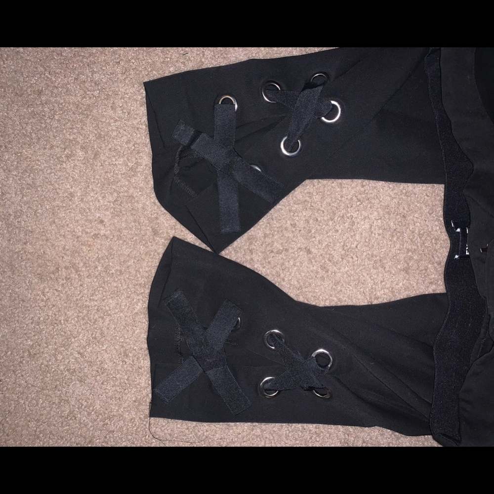 Express black tie dress pants